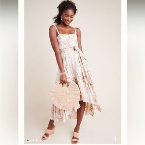 Tropical Anthropologie Dress
